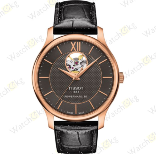 Часы Мужские Tissot Tradition Powermatic 80 Open Heart (T063.907.36.068.00)  | Watch.kg