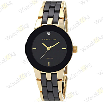 Часы Женские Anne Klein Дизайнерские (AK/1610BKGB)