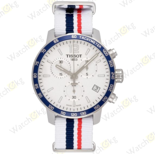 Часы Мужские Tissot Quickster Nato Chronograph (T095.417.17.037.09)  | Watch.kg