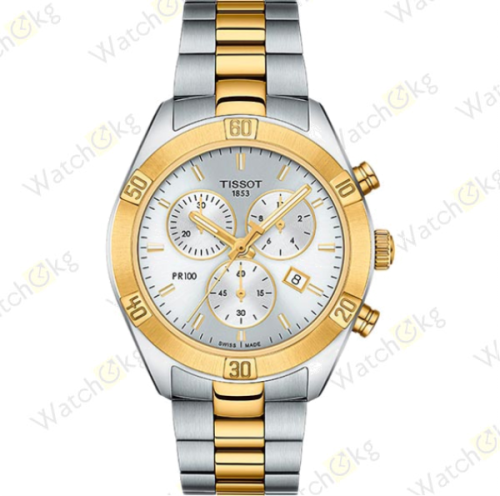 Часы Женские Tissot PR 100 Sport Chic Chronograph (T101.917.22.031.00)  | Watch.kg