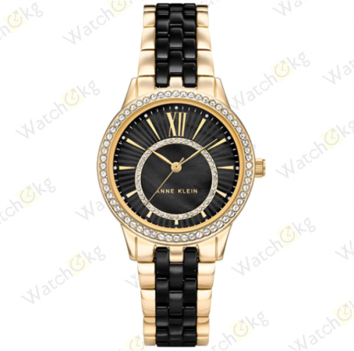 Часы Женские Anne Klein Дизайнерские, Повседневные (AK/3672BKGB)  | Watch.kg