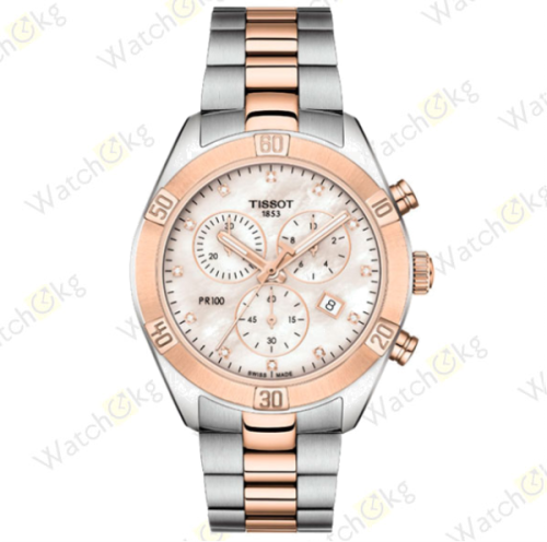 Часы Женские Tissot PR 100 Sport Chic Chronographt (T101.917.22.116.00)  | Watch.kg