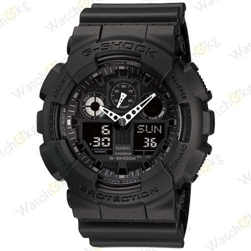 Часы Мужские Casio ANALOG-DIGITAL GA-100 SERIES (GA-100-1A1)  | Watch.kg