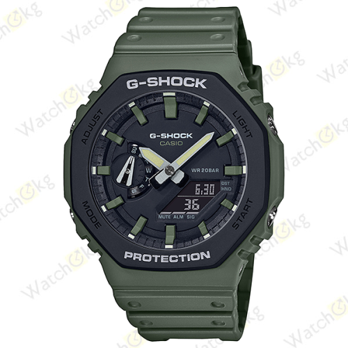 Часы Мужские Casio ANALOG-DIGITAL GA-2100 SERIES (GA-2110SU-3A)  | Watch.kg