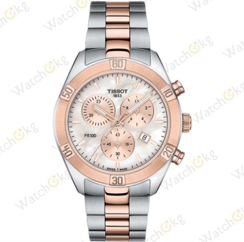 Часы Женские Tissot PR 100 Sport Chic Chronograph (T101.917.22.151.00)  | Watch.kg