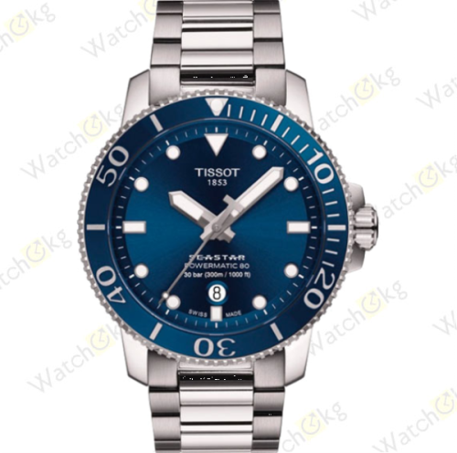 Часы Мужские Tissot Seastar 1000 Powermatic 80 (T120.407.11.041.03)  | Watch.kg