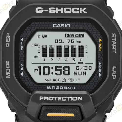 Часы Мужские Casio G-SQUAD GBD-200 SERIES (GBD-200-1A1)  | Watch.kg фото 5