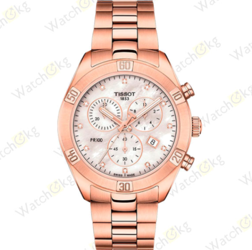 Часы Женские Tissot PR 100 Sport Chic Chronograph (T101.917.33.116.00)  | Watch.kg
