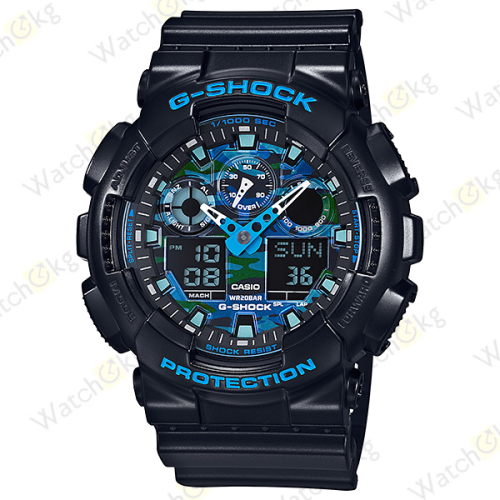 Часы Мужские Casio ANALOG-DIGITAL GA-100 SERIES (GA-100CB-1A)  | Watch.kg