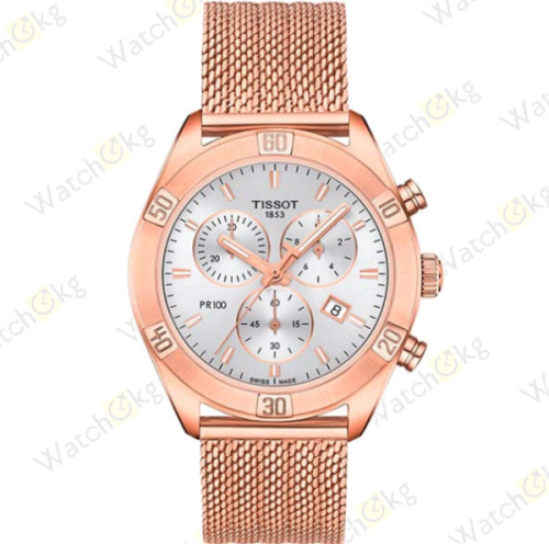 Часы Женские Tissot PR 100 Sport Chic Chronograph (T101.917.33.031.00)  | Watch.kg
