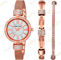 Часы Женские Anne Klein Дизайнерские (AK/3432RGST)