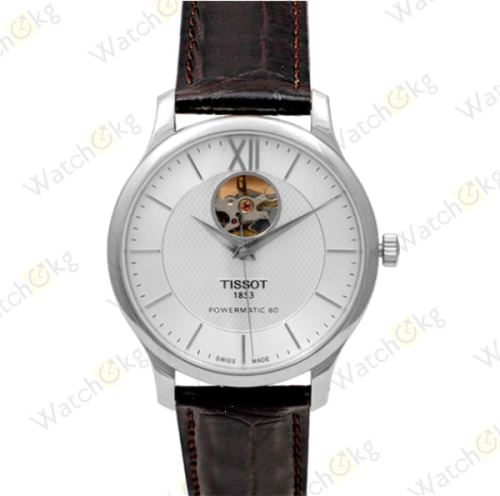 Часы Мужские Tissot Tradition Powermatic 80 Open Heart (T063.907.16.038.00)  | Watch.kg