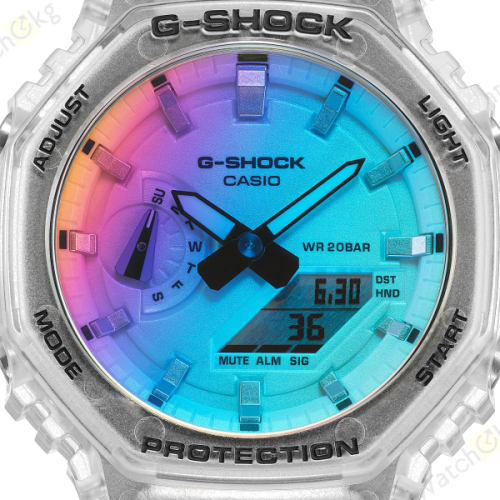 Часы Мужские Casio ANALOG-DIGITAL 2100 Series (GA-2100SRS-7A)  | Watch.kg фото 3