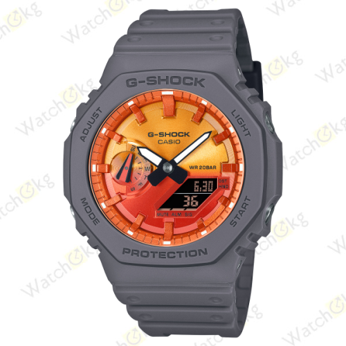 Часы Мужские Casio ANALOG-DIGITAL 2100 Series (GA-2100FL-8A)  | Watch.kg