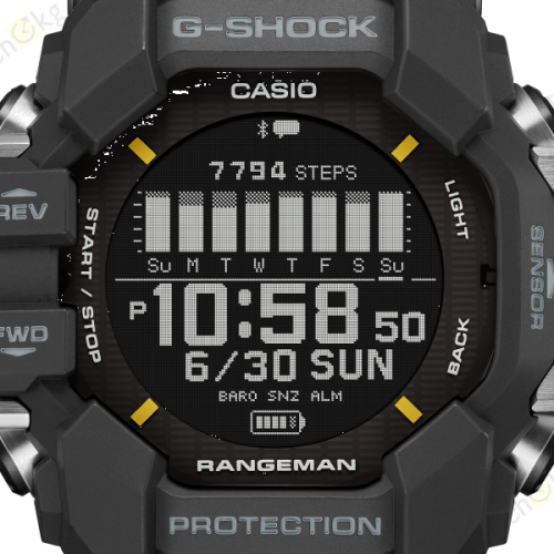 Часы Мужские Casio MASTER OF G - LAND RANGEMAN (GPR-H1000-1)  | Watch.kg фото 3