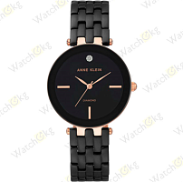 Часы Женские Anne Klein Дизайнерские, Повседневные (AK/3310BKRG)