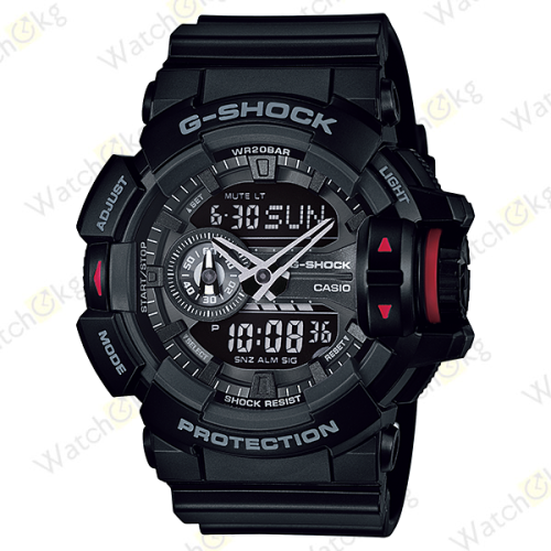Часы Мужские Casio ANALOG-DIGITAL GA-400 SERIES (GA-400-1B)  | Watch.kg