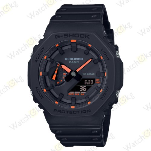 Часы Мужские Casio ANALOG-DIGITAL Neon Accent Series (GA-2100-1A2)  | Watch.kg