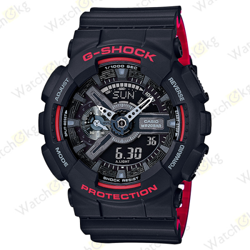 Часы Мужские Casio ANALOG-DIGITAL GA-110 SERIES (GA-110HR-1A)  | Watch.kg